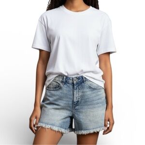 New H&M High Waisted Denim Shorts